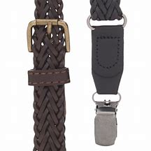 Image result for Braided Leather Suspenders