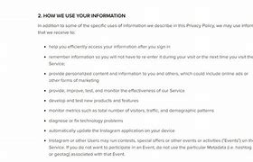 Image result for Instagram Privacy Policy