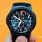 Image result for Samsung Gear S3 Frontier Watch Black Leather Blue Stitching Bands