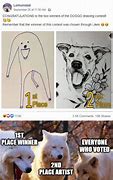 Image result for Doggo Drawing Contest Meme