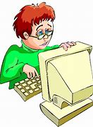 Image result for Man at Computer Clip Art