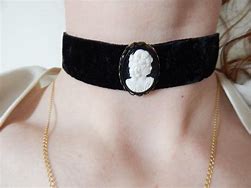 Image result for Black Velvet Choker Necklace