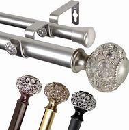 Image result for Curtain Rods 120 170 Inches