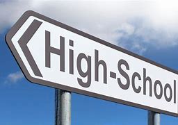 Image result for School Building with High School Sign