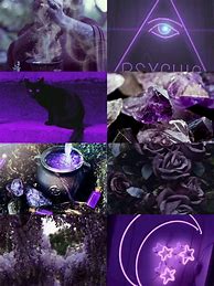 Image result for Purple Witch Aesthetic