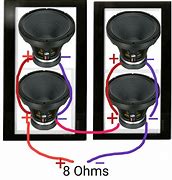 Image result for 8 Ohm Speakers to 4 Ohms