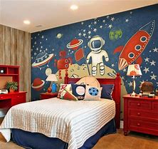 Image result for Space-Themed Nursery Bedding