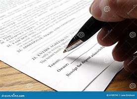 Image result for Pic of Purchase Contract Being Signed
