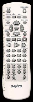 Image result for Sanyo DVD Remote
