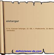 Image result for aletargar