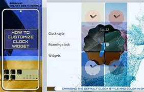 Image result for Samsung Clock Widget