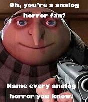 Image result for Analogue Horror Memes