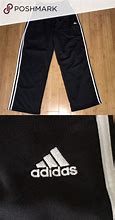Image result for Black Adidas Pants with White Stripes