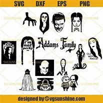 Image result for Addams Family SVG