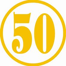 Image result for Gold Number 50 Clip Art