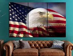 Image result for Patriotic Canvas Wall Art