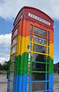 Image result for Rainbow Telephone Box Display Cabiner