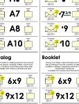 Image result for Commercial Envelope Size Chart