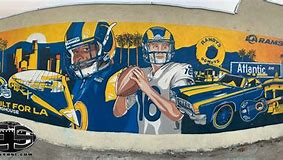 Image result for LA Rams Painting Wall
