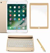 Image result for iPad with Gold Case and Keyboard