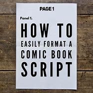 Image result for Comic Book Script Writing