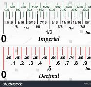 Image result for Decimal Inch Ruler