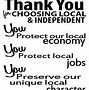 Image result for Shop Local Sayings