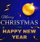 Image result for Merry Christmas and Happy New Year Gold