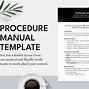 Image result for Work Manual Template