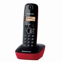 Image result for Panasonic Red Cordless Phone