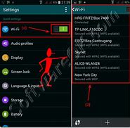 Image result for Samsung Galaxy WiFi Settings