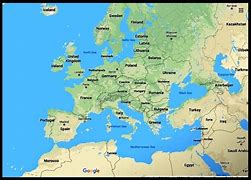 Image result for Europe Geography Map