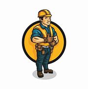 Image result for Cartoon Contractor Photo with Black Background