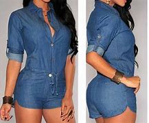 Image result for Blue and White Long Pants Romper