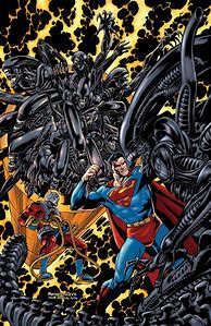 Image result for Superman vs Aliens