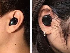 Image result for Person Wearing Earbuds with Ear Hooks