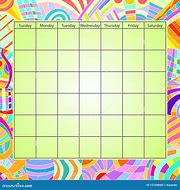 Image result for Colorful Calendar Template