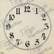 Image result for Victorian Clock Face