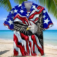 Image result for American Flag Hawaiian Shirt