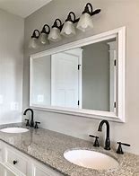 Image result for White Bathroom Vanity Mirrors