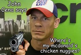Image result for John Cena McDonald's