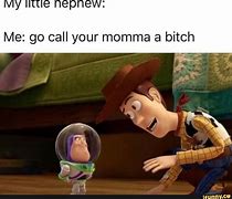 Image result for Meme of Woody and Buzz Eating Breakfast