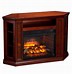 Image result for Corner TV Stand with Fireplace