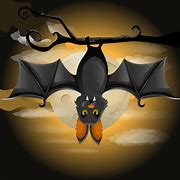 Image result for Cartoon Bat Hanging