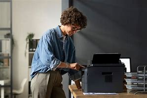 Image result for Black Lady Using a Printer