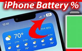Image result for How to Show Battery Percentage iOS 16