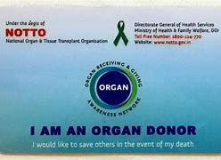 Image result for organ donation card