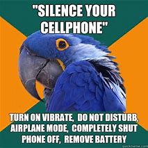 Image result for Silence Your Cell Phone Funny