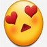 Image result for Face with Hearts Emoji