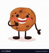 Image result for Cartoon Cookie with Face